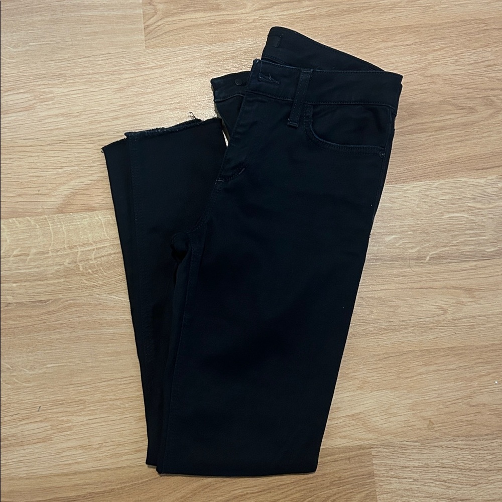 Skinny Black Joe’s Jeans With Rips in Knees